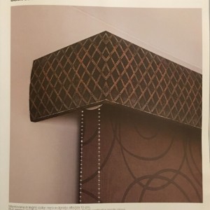 Mantovana Indiana Patchwork Ricamato Per Porte E Finestre - Giallo, 95x35 Cm (escluse Nappe)